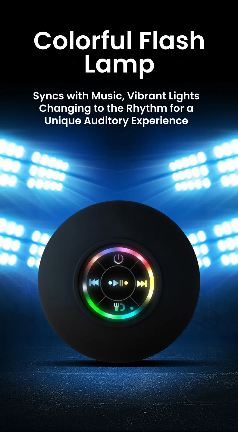 wispeaker waterproof flash lamp lights