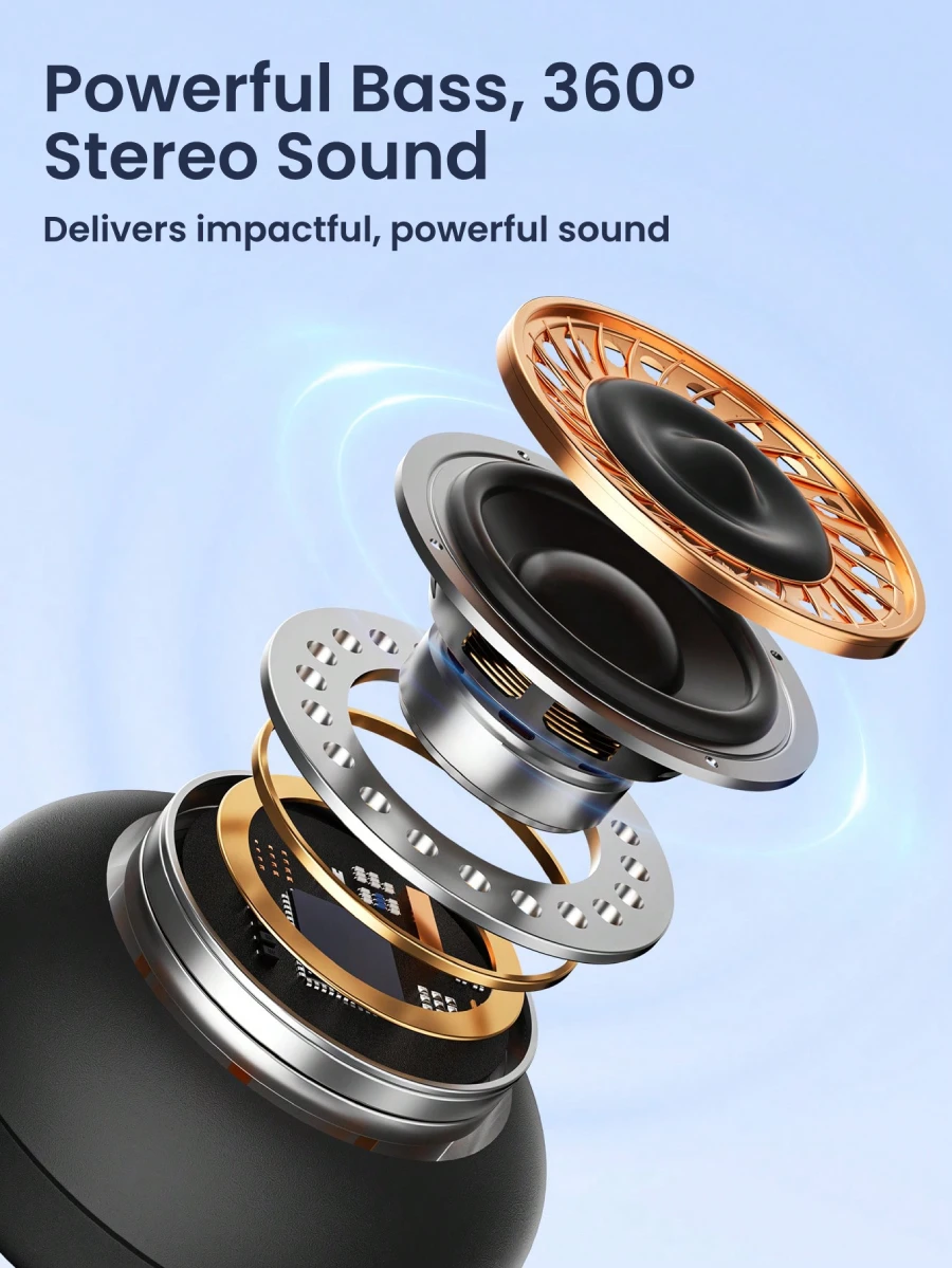 wispeaker waterproof powerful bass